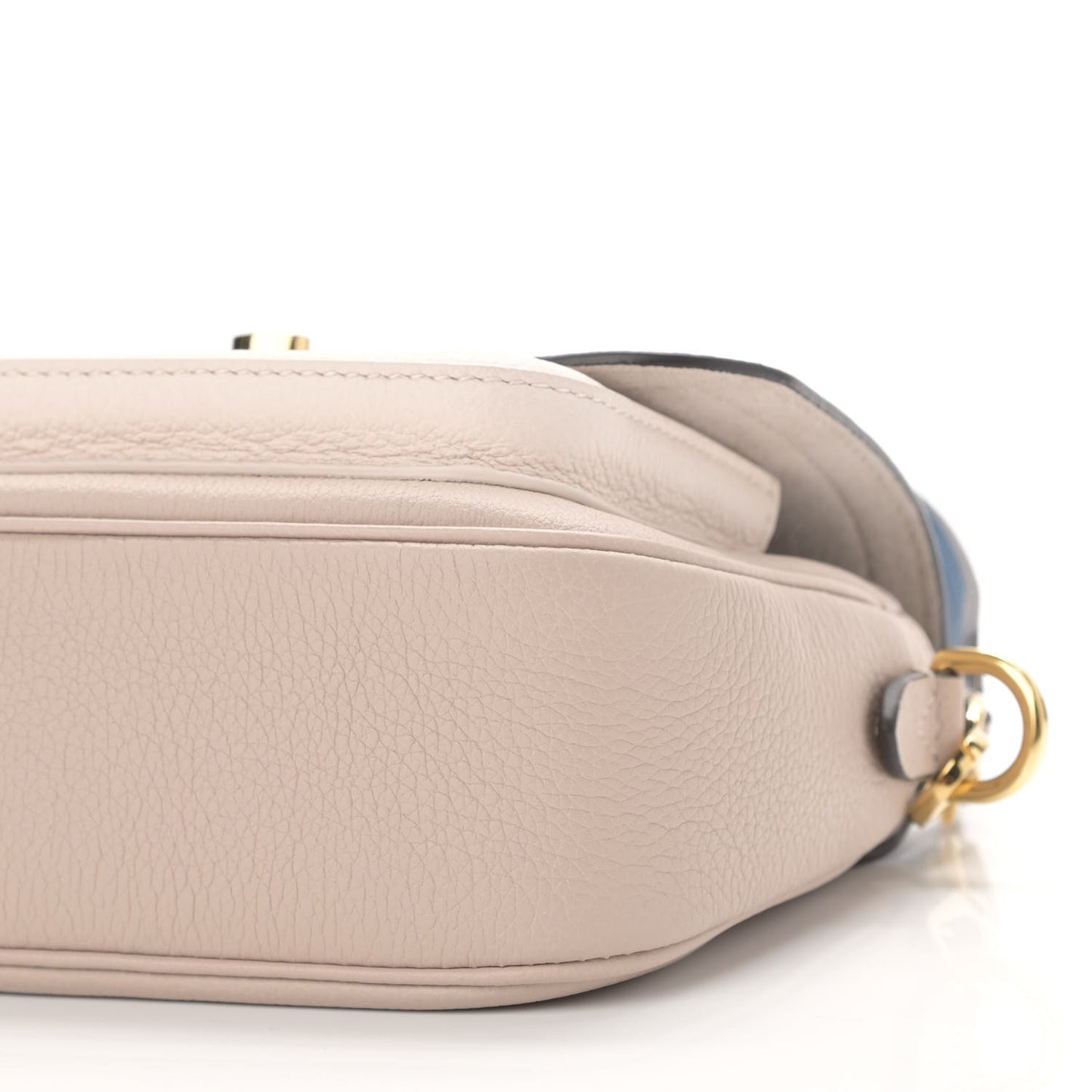 Grained Calfskin Lockme Tender Greige