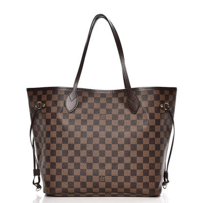Louis Vuitton Damier Ebene Neo Neverfull MM Rose Ballerine 3 of 9