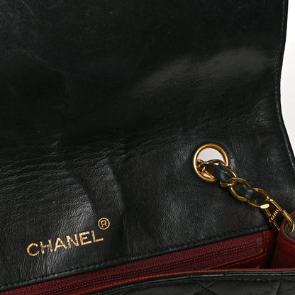 Chanel Lambskin Quilted Medium Single Flap Black 11 of 11