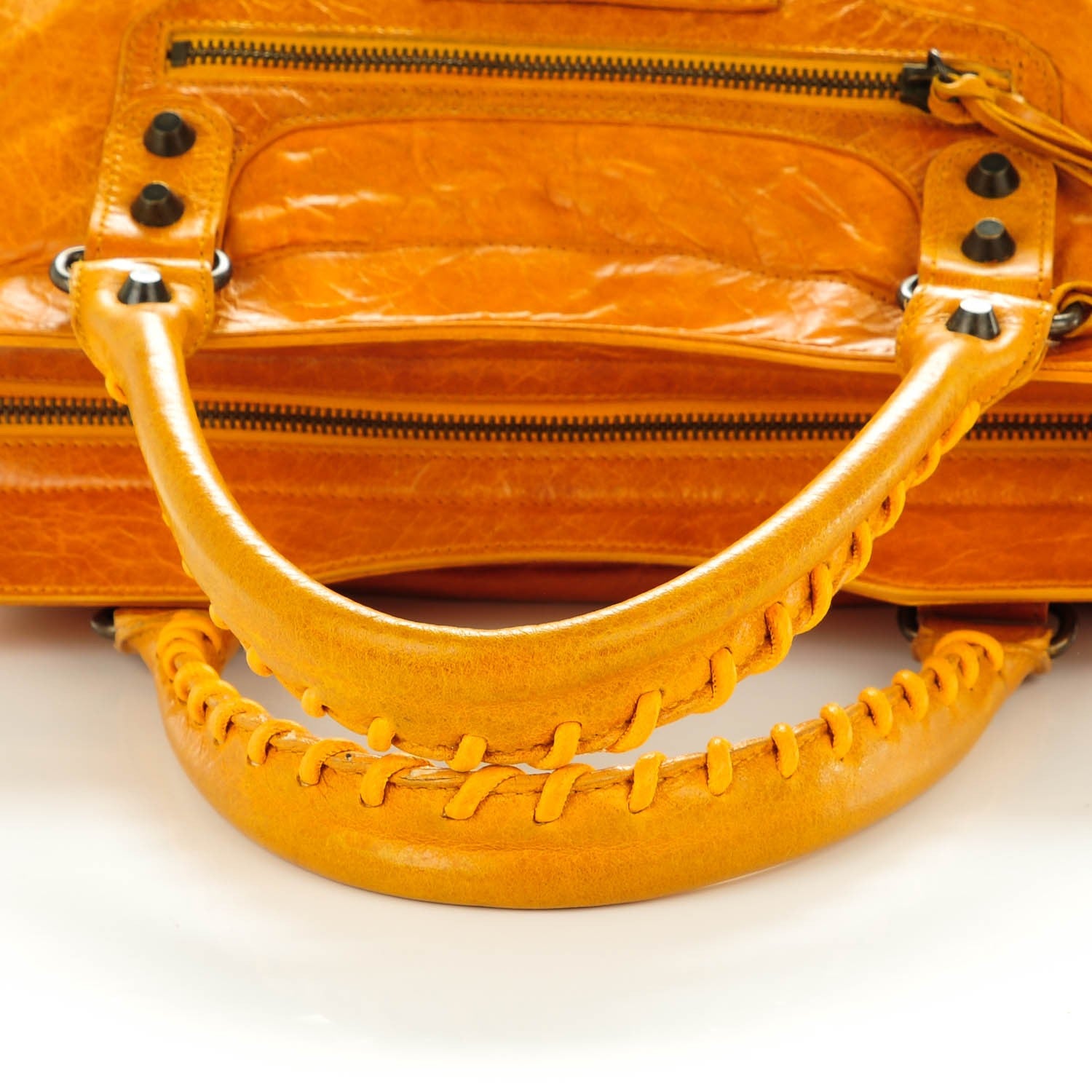 Balenciaga Chevre Classic Hardware Step Bag Marigold 5 of 8