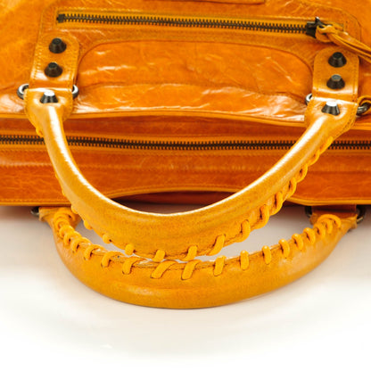 Balenciaga Chevre Classic Hardware Step Bag Marigold 5 of 8