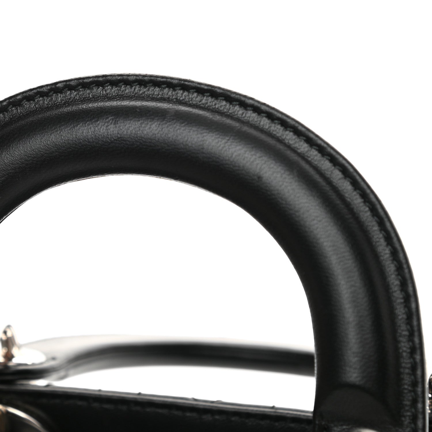 Christian Dior Lambskin Cannage Mini Lady Dior Black 13 of 15