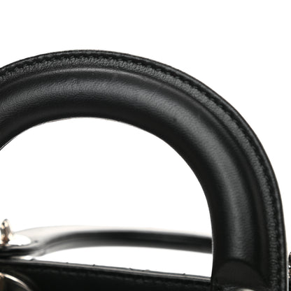 Christian Dior Lambskin Cannage Mini Lady Dior Black 13 of 15