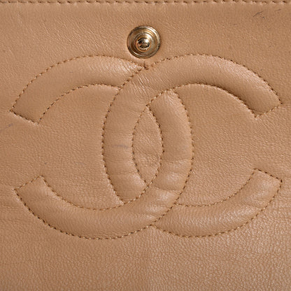 Chanel Lambskin Medium Double Flap Beige 6 of 10