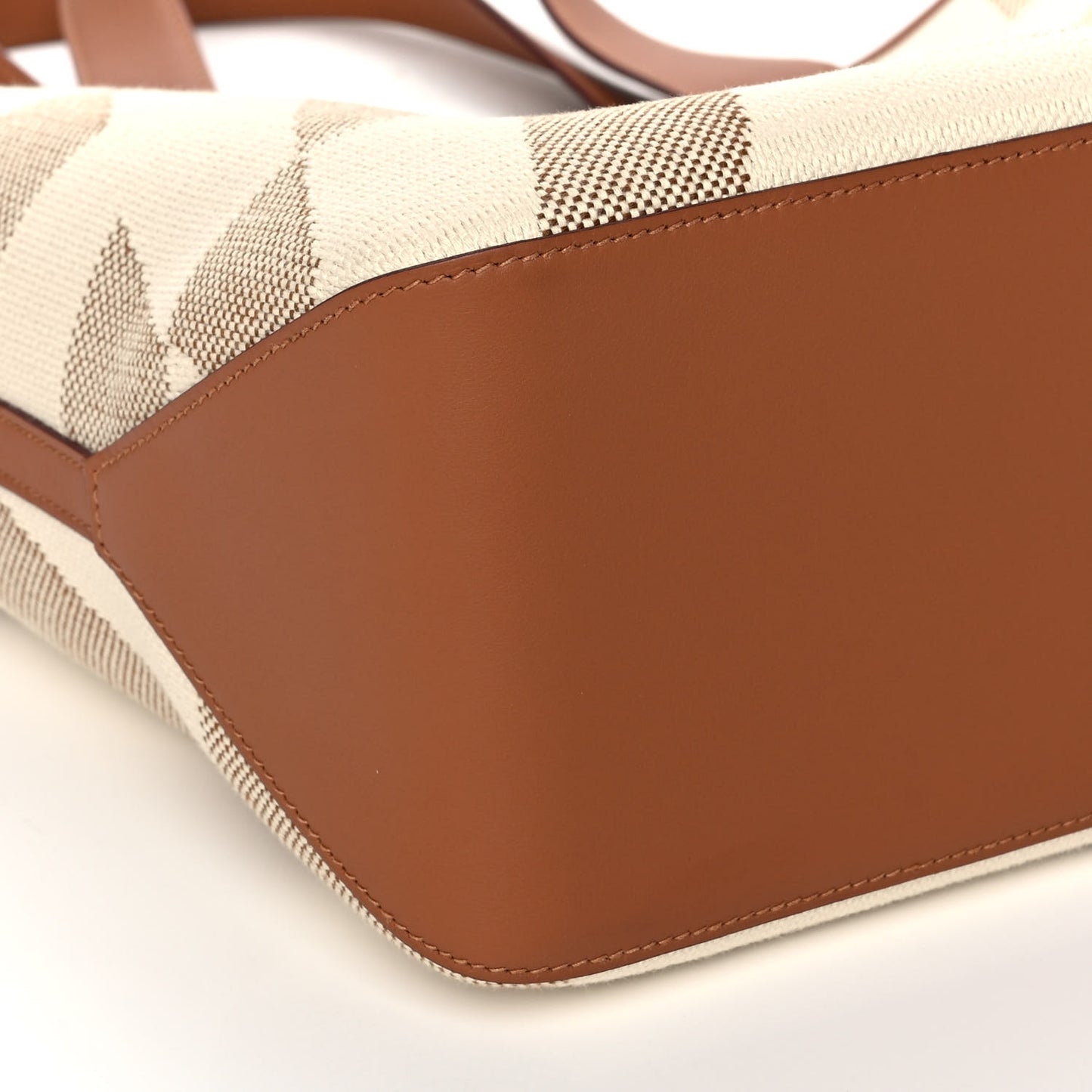 Swift H Canvas Cabas H En Biais 40 Ecru Naturel Gold