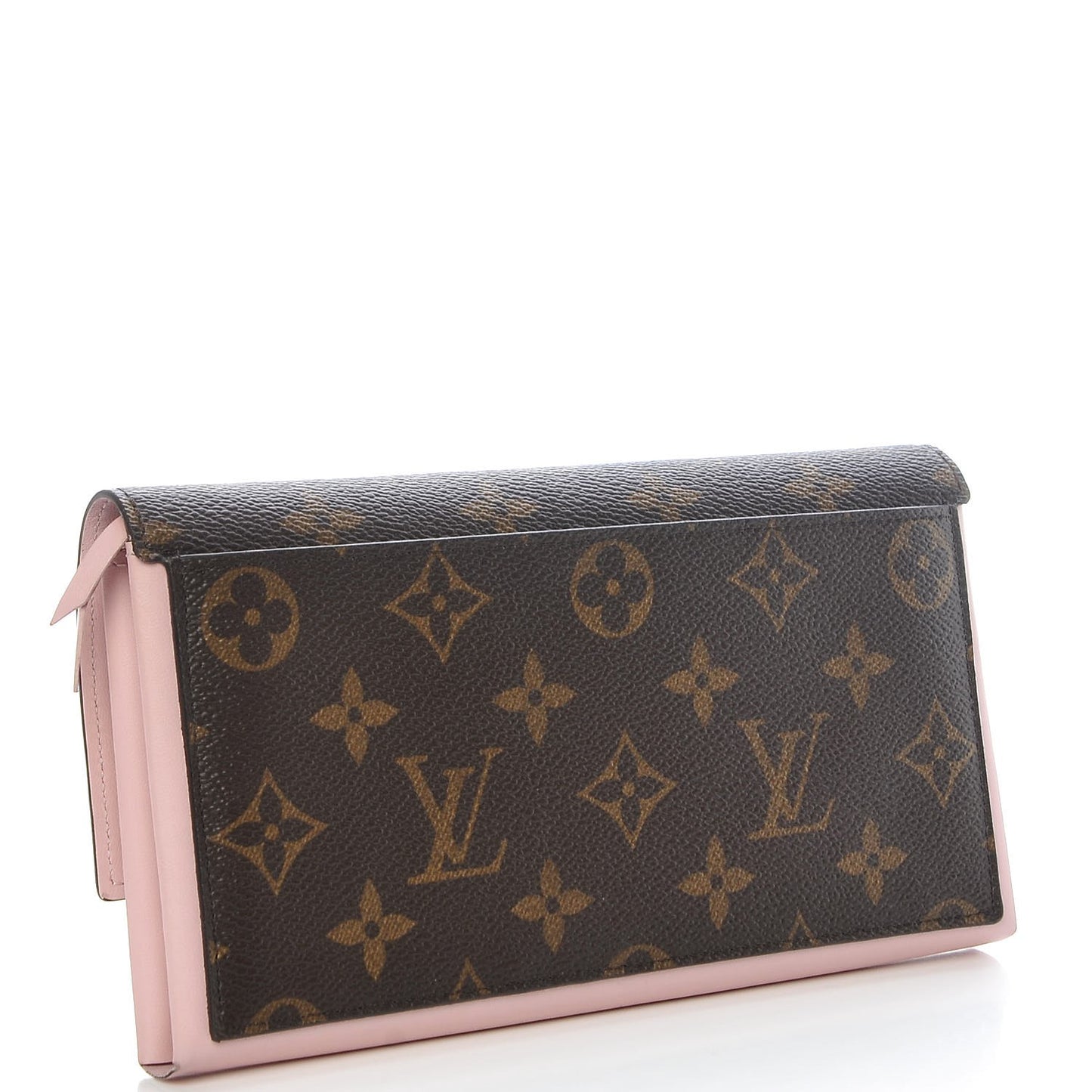 Monogram Flore Wallet Rose Ballerine