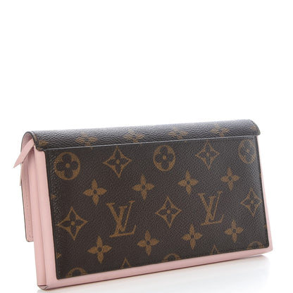 Louis Vuitton Monogram Flore Wallet Rose Ballerine 3 of 9