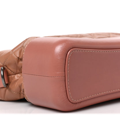 Chanel Aged Calfskin Quilted Medium Gabrielle Hobo Pink 7 of 8