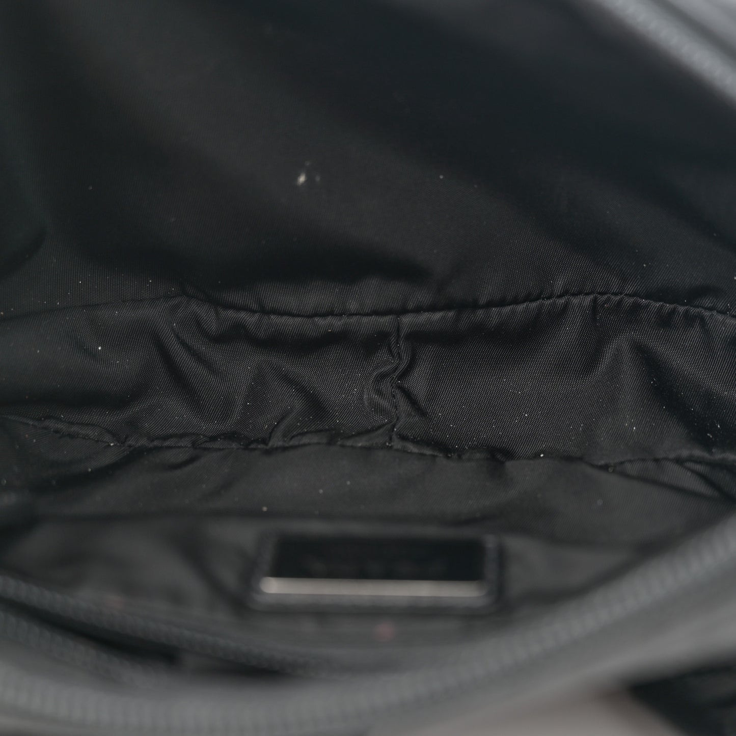 Re-Nylon Saffiano Belt Bag Black