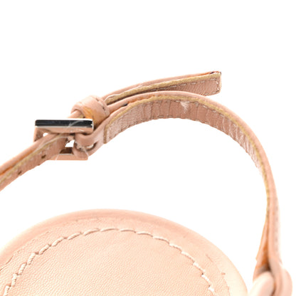 Louis Vuitton Calfskin Urban Twist Slingback Pumps 38.5 Pink Silver 9 of 10