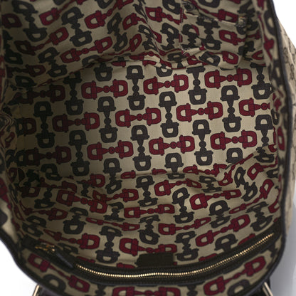 Gucci Monogram Large Jolicoeur Tote Brown 5 of 9