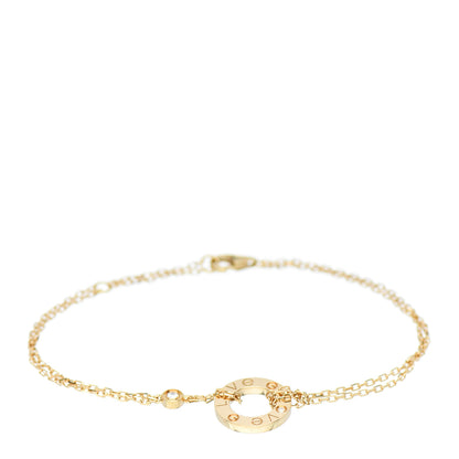 Cartier 18K Yellow Gold Diamond LOVE Bracelet 1 of 4