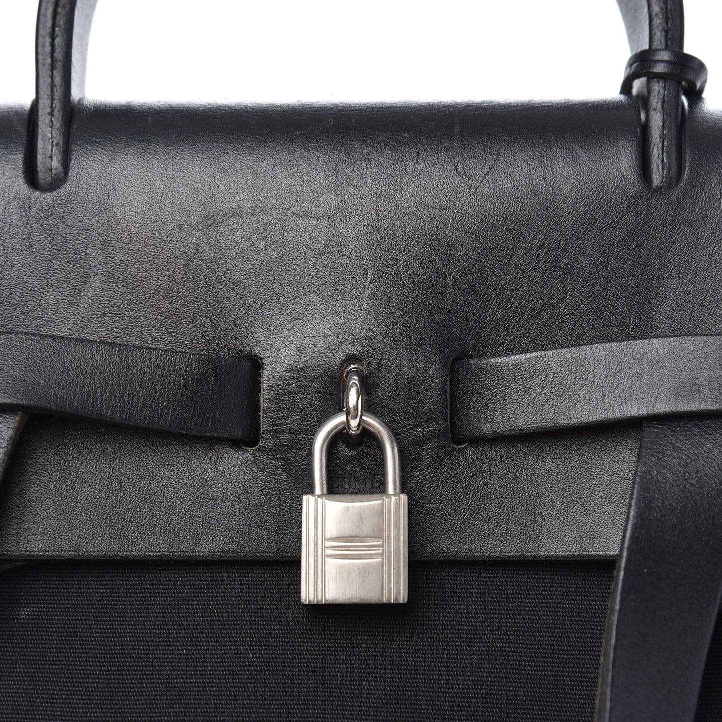 Toile Vache Calfskin Herbag 39 MM Black