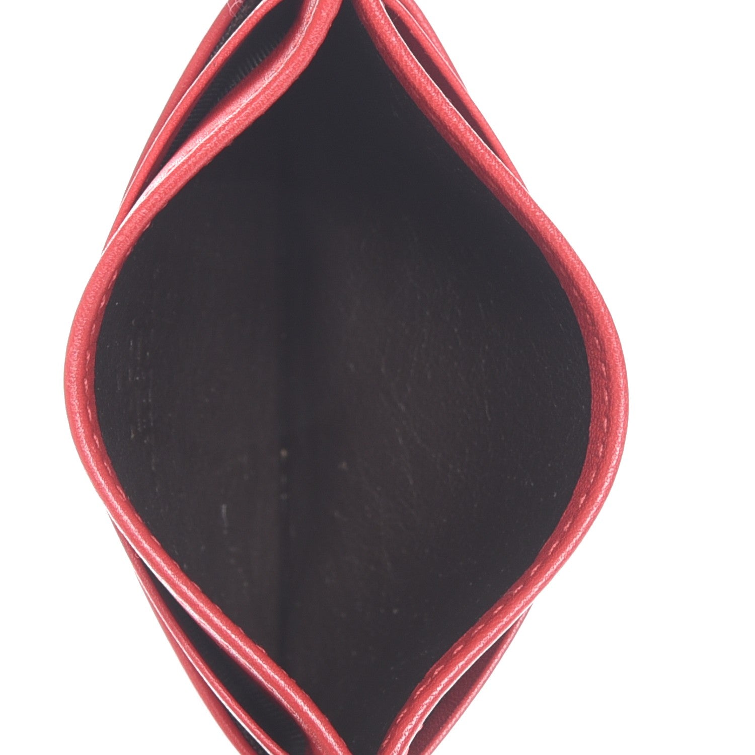Gucci Calfskin Matelasse GG Marmont Card Holder Hibiscus Red 5 of 7