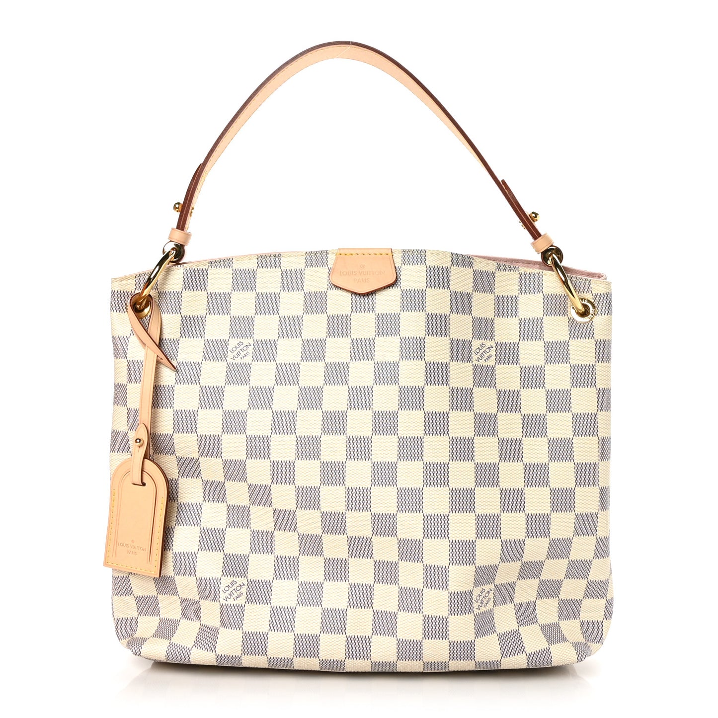 Damier Azur Graceful PM Rose Ballerine