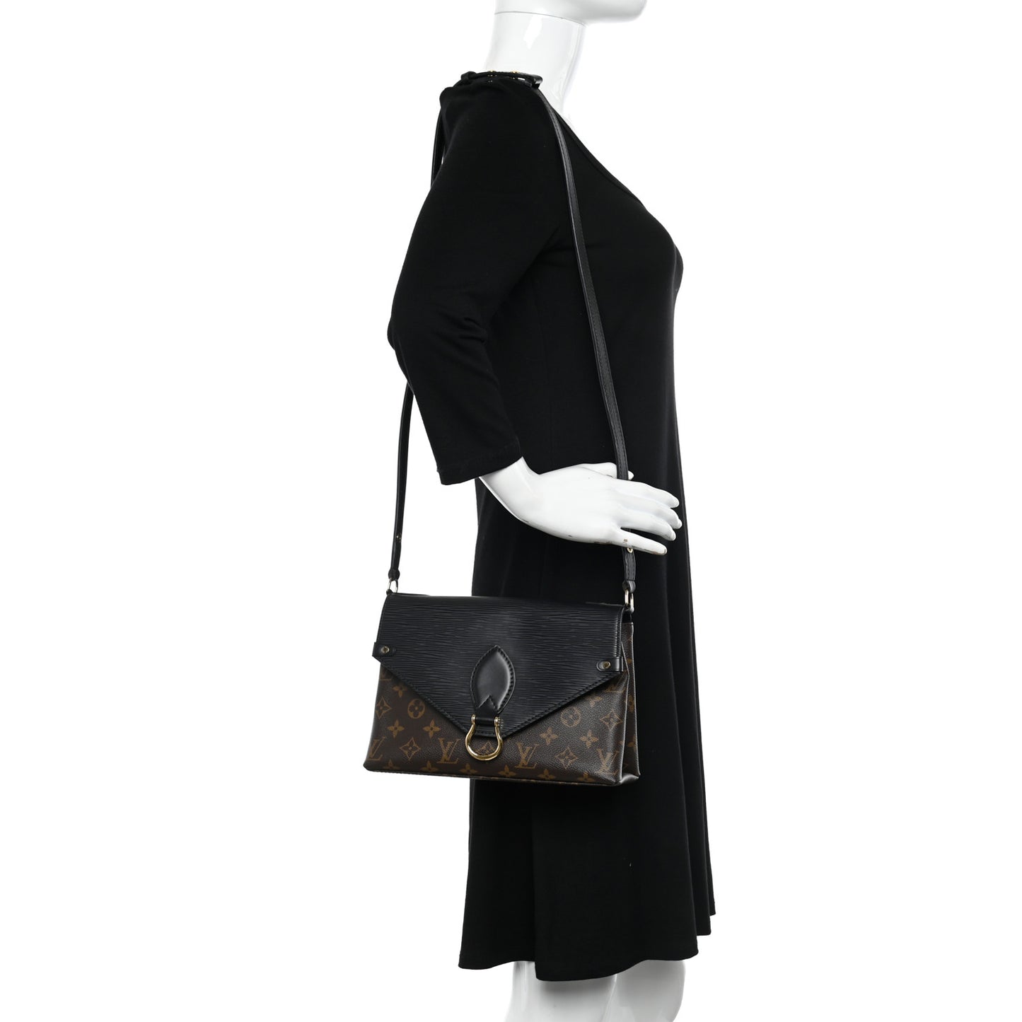 Epi Monogram Saint Michel Black