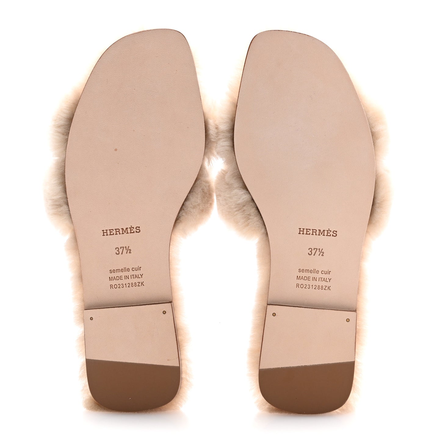 Woolskin Oran Sandals 37.5 Beige Argile