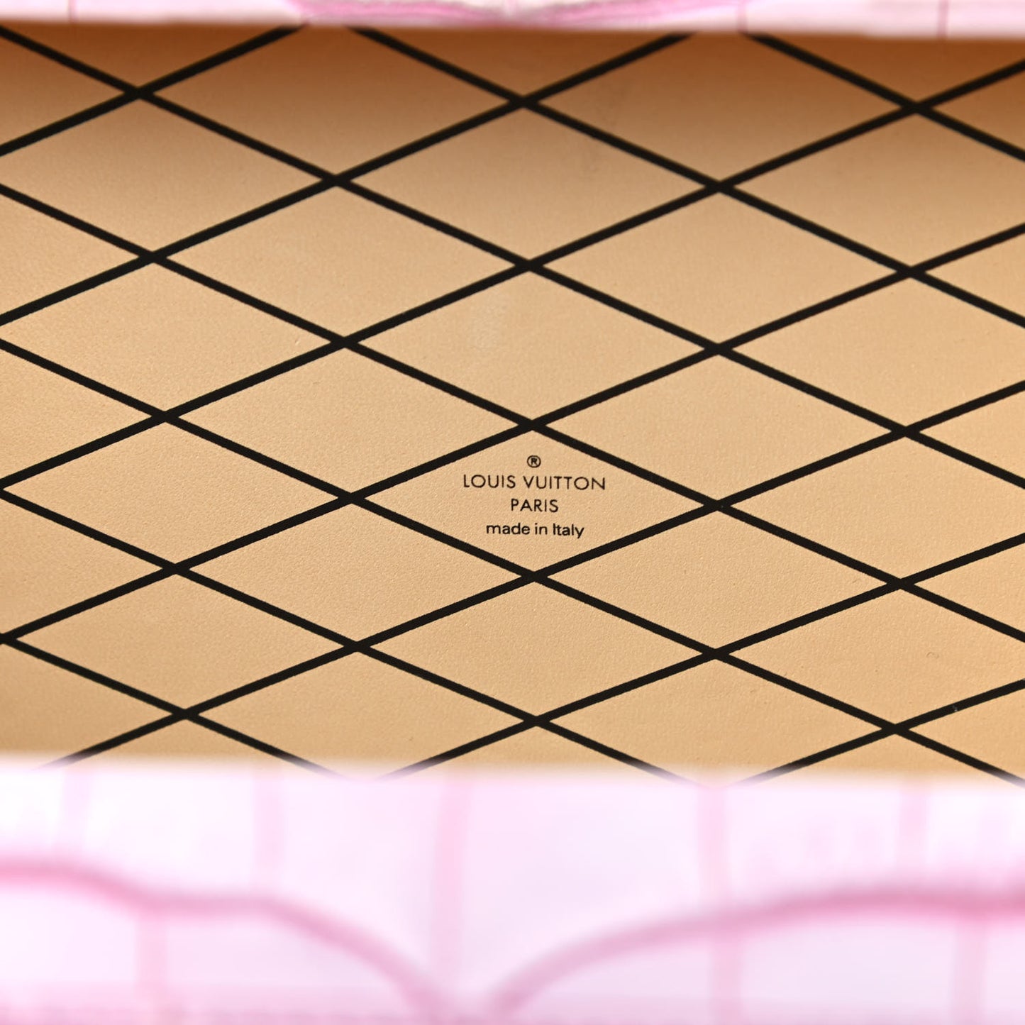 Alligator Petite Malle Pink
