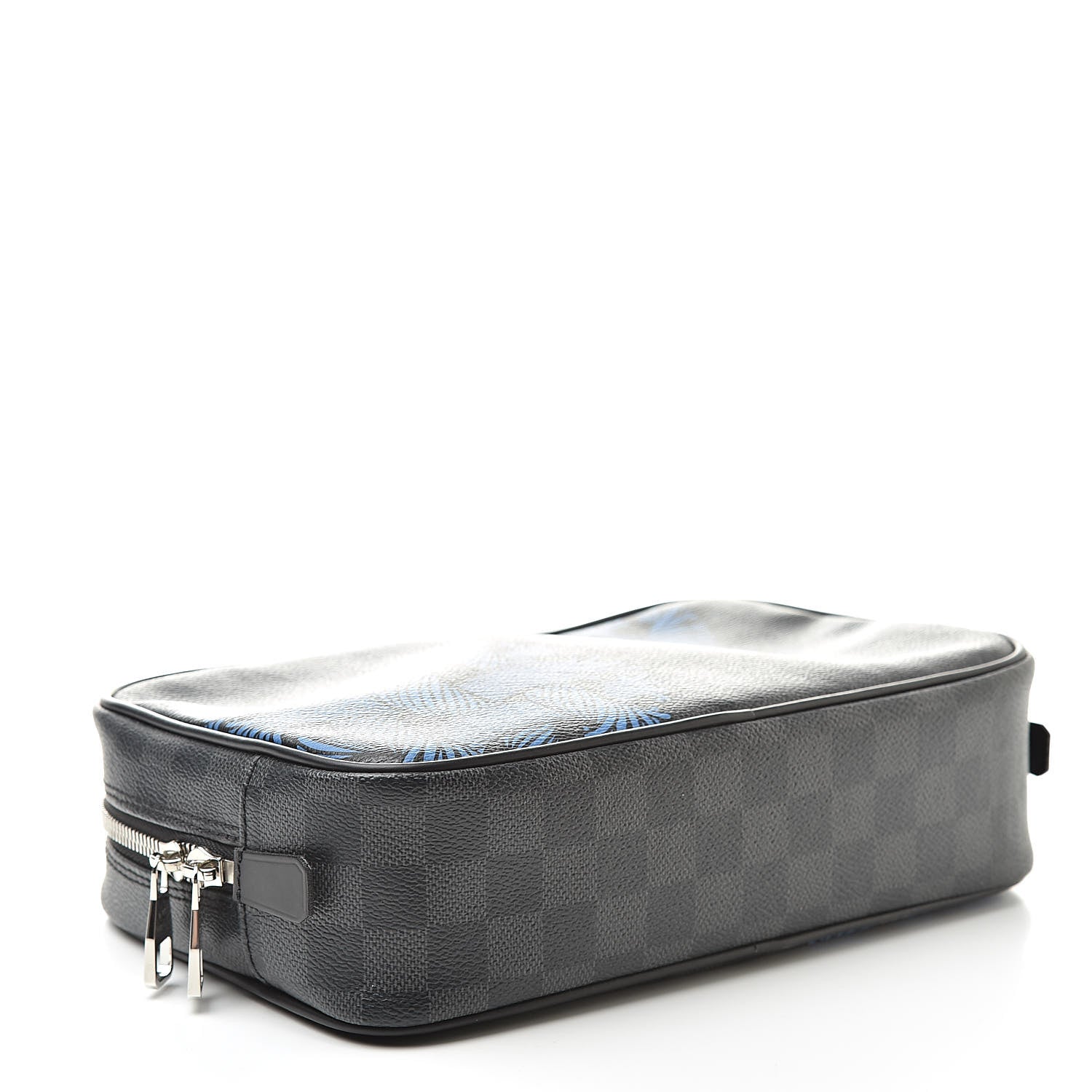 Louis Vuitton Damier Graphite Rope Nemeth Toilet Pouch GM Blue 4 of 7