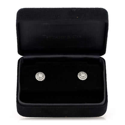 Tiffany Platinum Diamond .60ctw Soleste Earrings 5 of 5