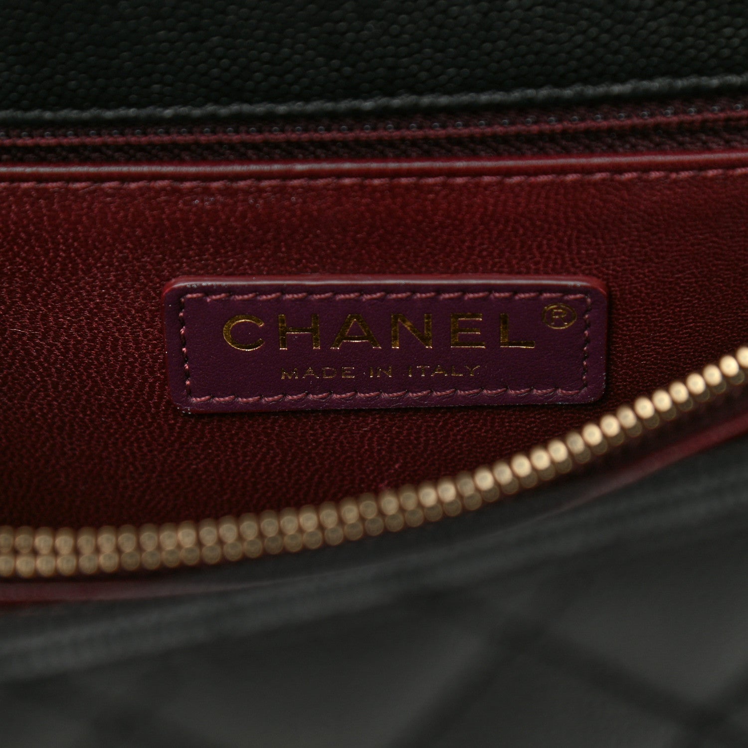Chanel Caviar Quilted Medium Coco Handle Flap Black 6 of 11