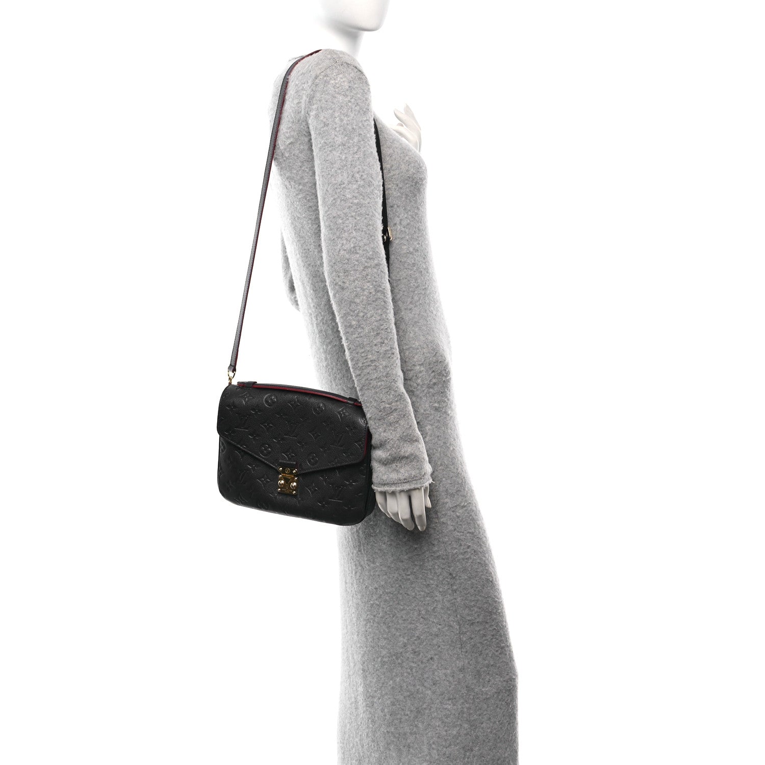 Louis Vuitton Empreinte Pochette Metis Marine Rouge 2 of 9