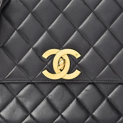 Chanel Lambskin Quilted Single Flap Black 9 of 13