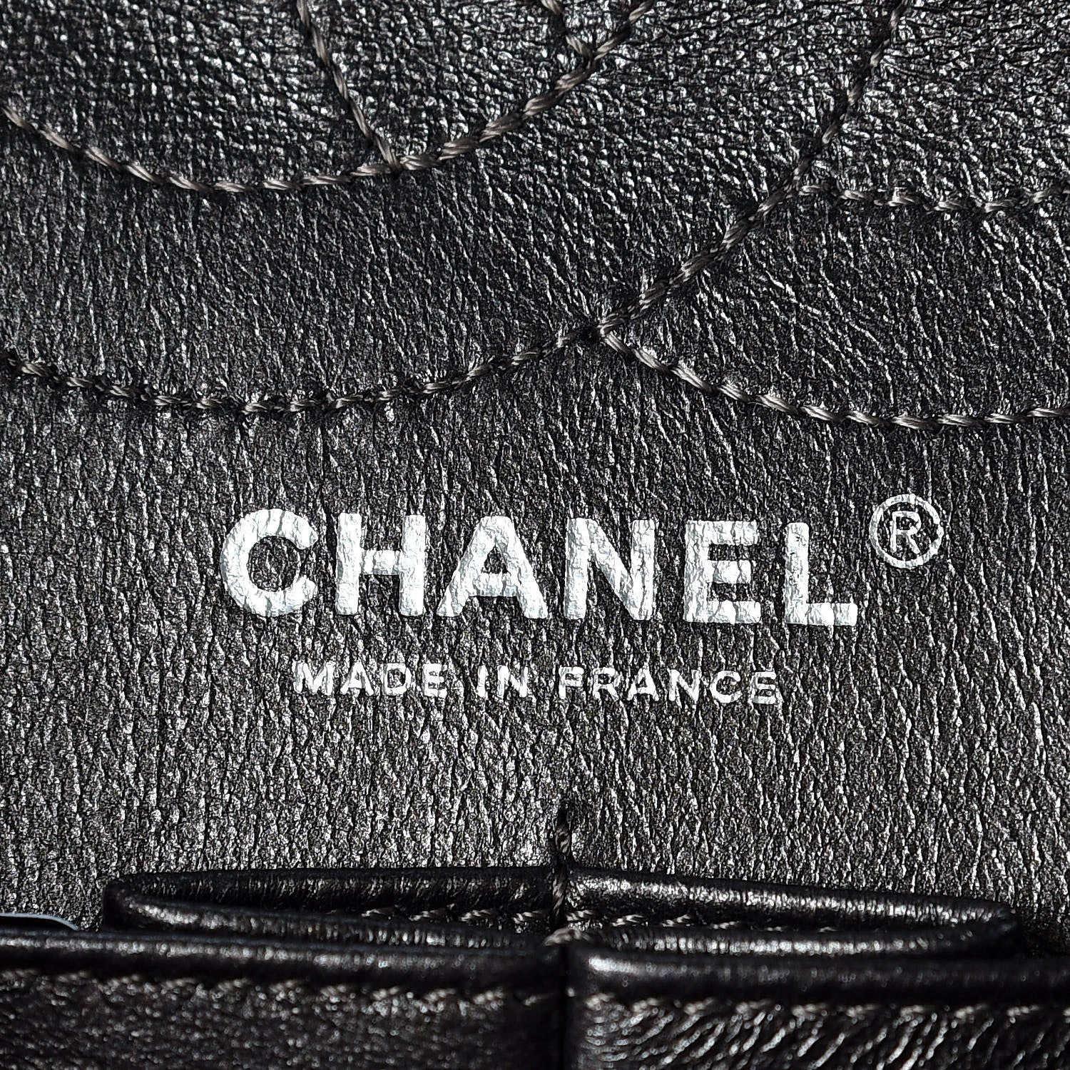 Chanel Metallic Striped Calfskin 2.55 Reissue 226 Flap Dark Silver 6 of 8