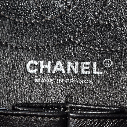 Chanel Metallic Striped Calfskin 2.55 Reissue 226 Flap Dark Silver 6 of 8