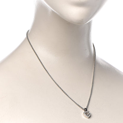 Chopard 18K White Gold Happy Diamonds Heart Necklace 2 of 8