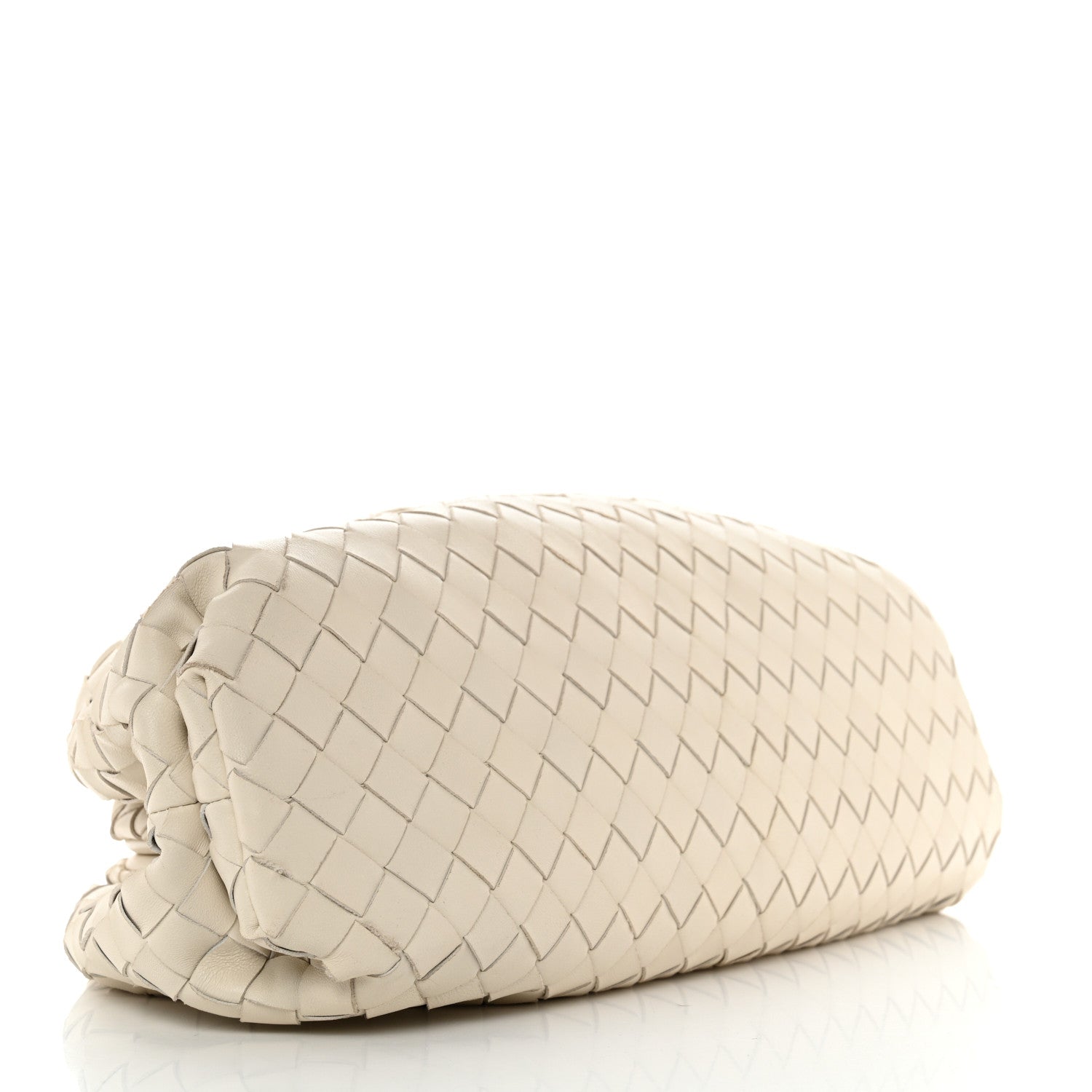 Bottega Veneta Nappa Maxi Intrecciato The Pouch Oversized Clutch Plaster 4 of 12