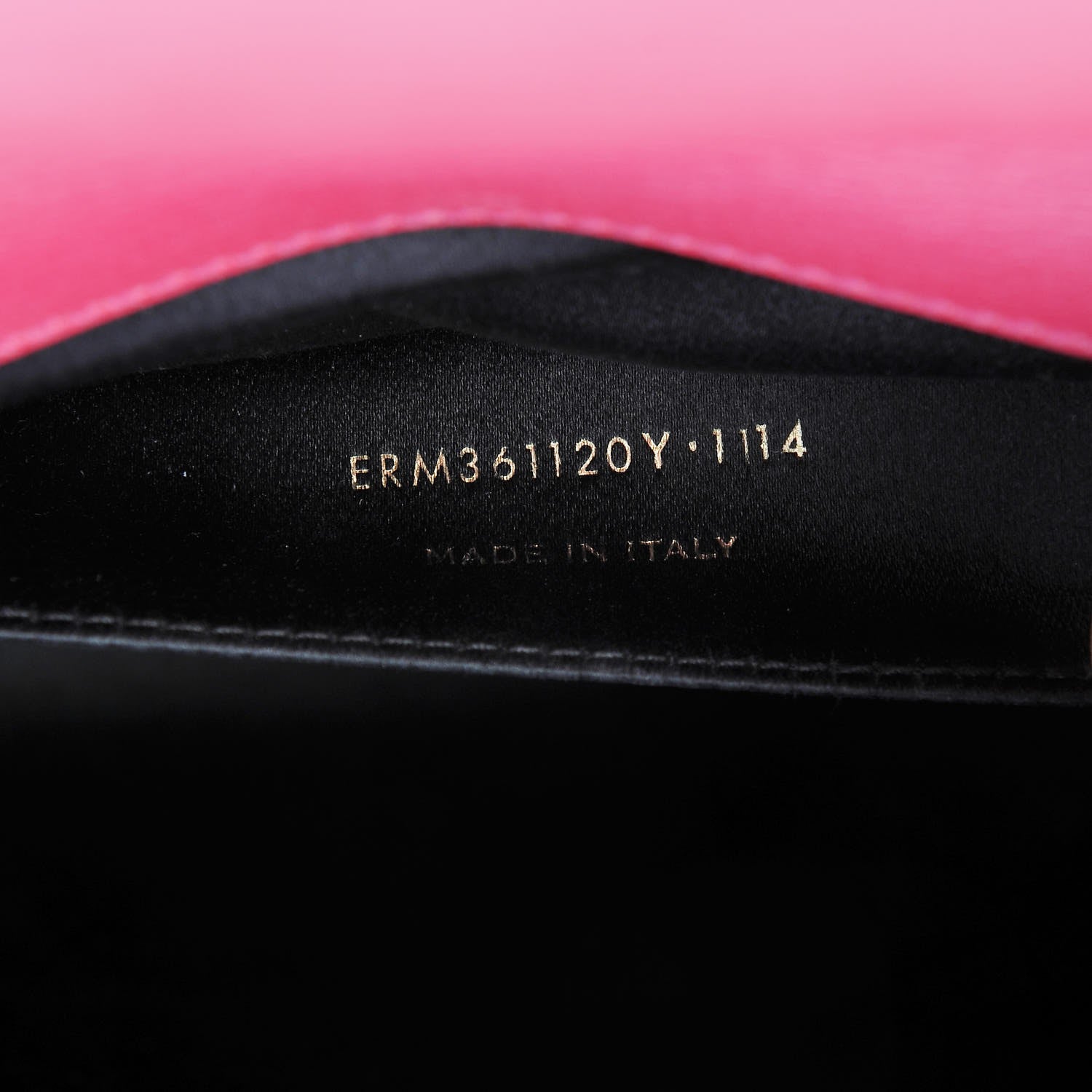 Saint Laurent Calfskin Monogram Large Belle De Jour Clutch Lipstick Fuchsia 7 of 7