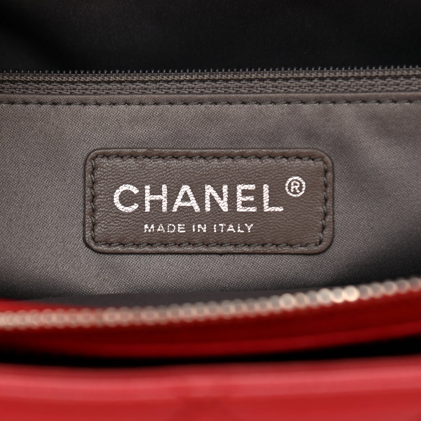 Caviar Quilted Grand Shopping Tote GST Red