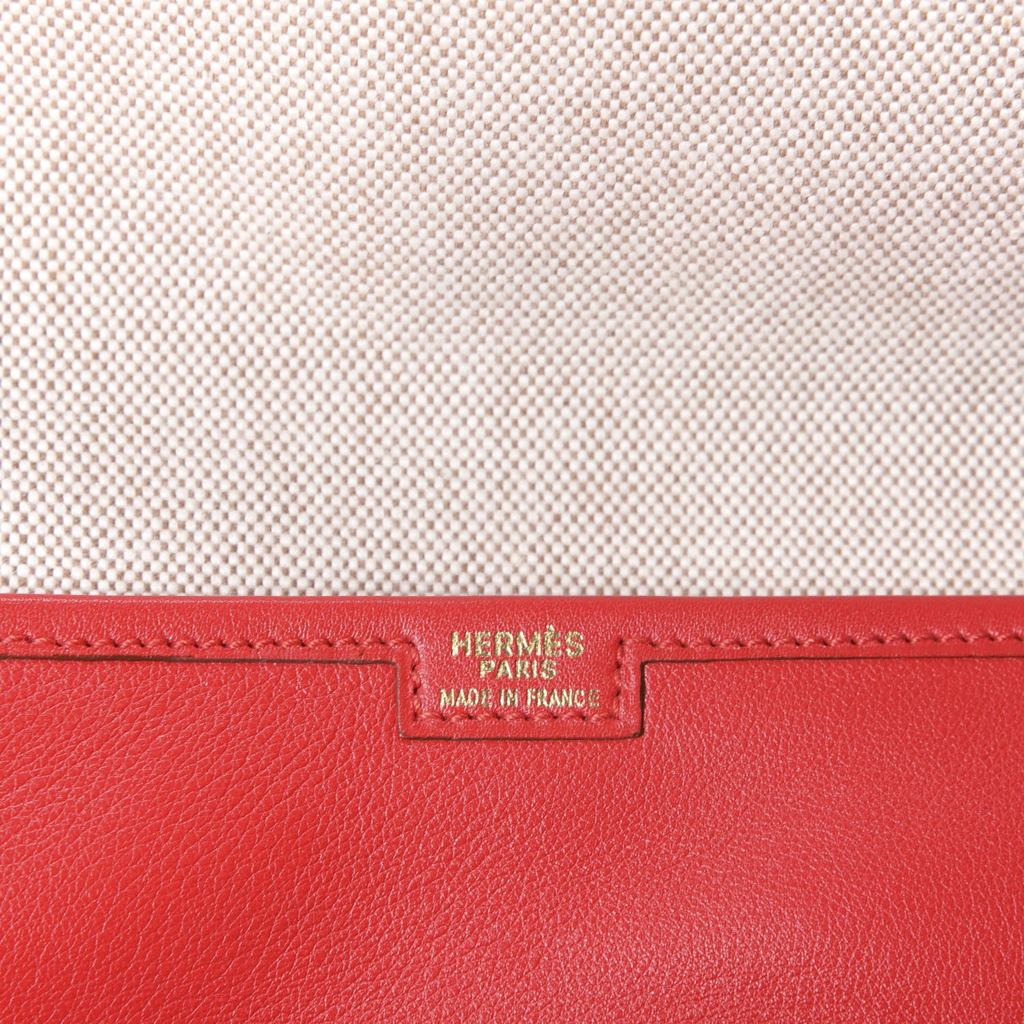 Veau Gulliver Jige PM Clutch Rouge Vif