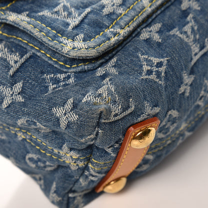 Louis Vuitton Monogram Denim Baggy PM Blue 9 of 11