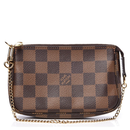 Louis Vuitton Damier Ebene Mini Pochette Accessories 1 of 7