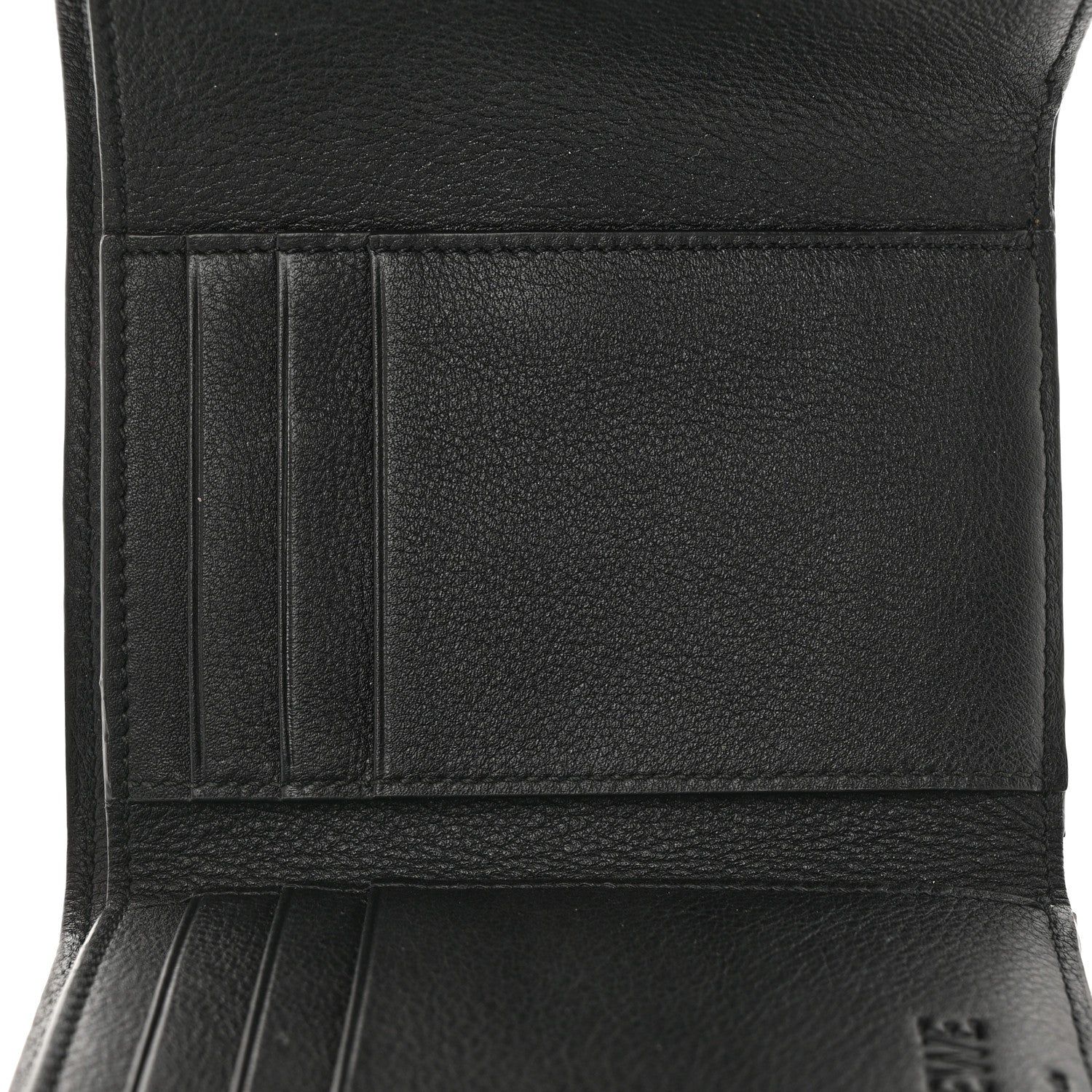 Loewe Grained Calfskin Small Vertical Wallet Wild Rose Raspberry 5 of 7