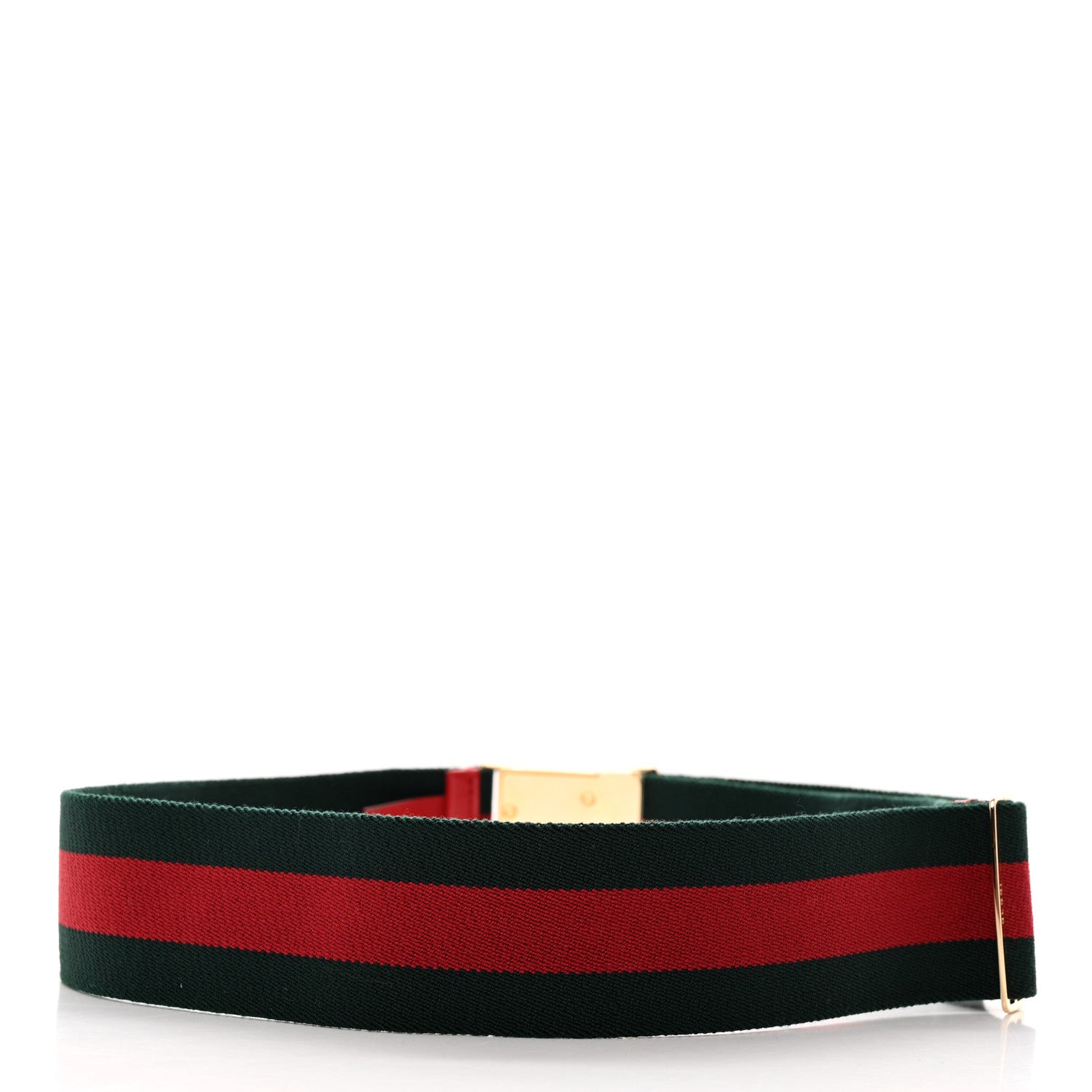 Gucci Canvas Web Belt 90 36 Green Red 2 of 5