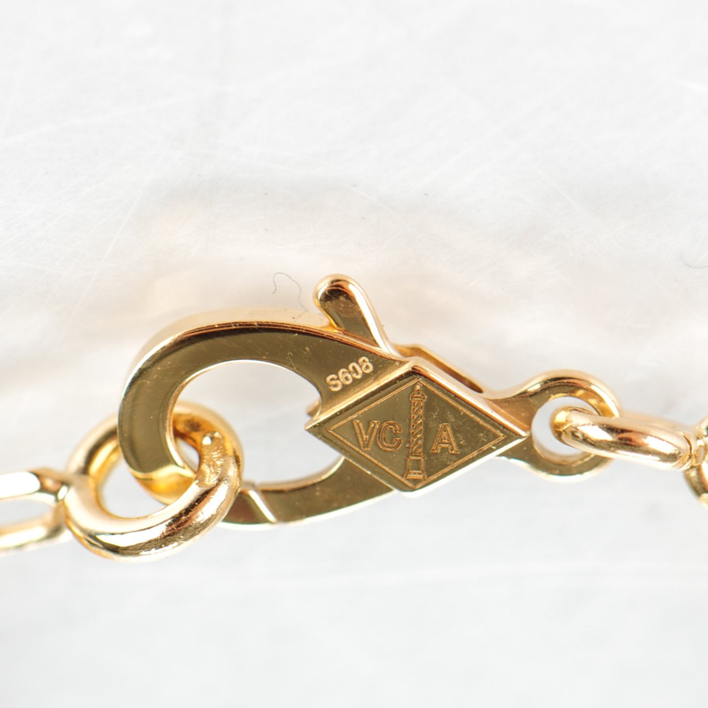 18K Yellow Gold 5 Motifs Vintage Alhambra Bracelet