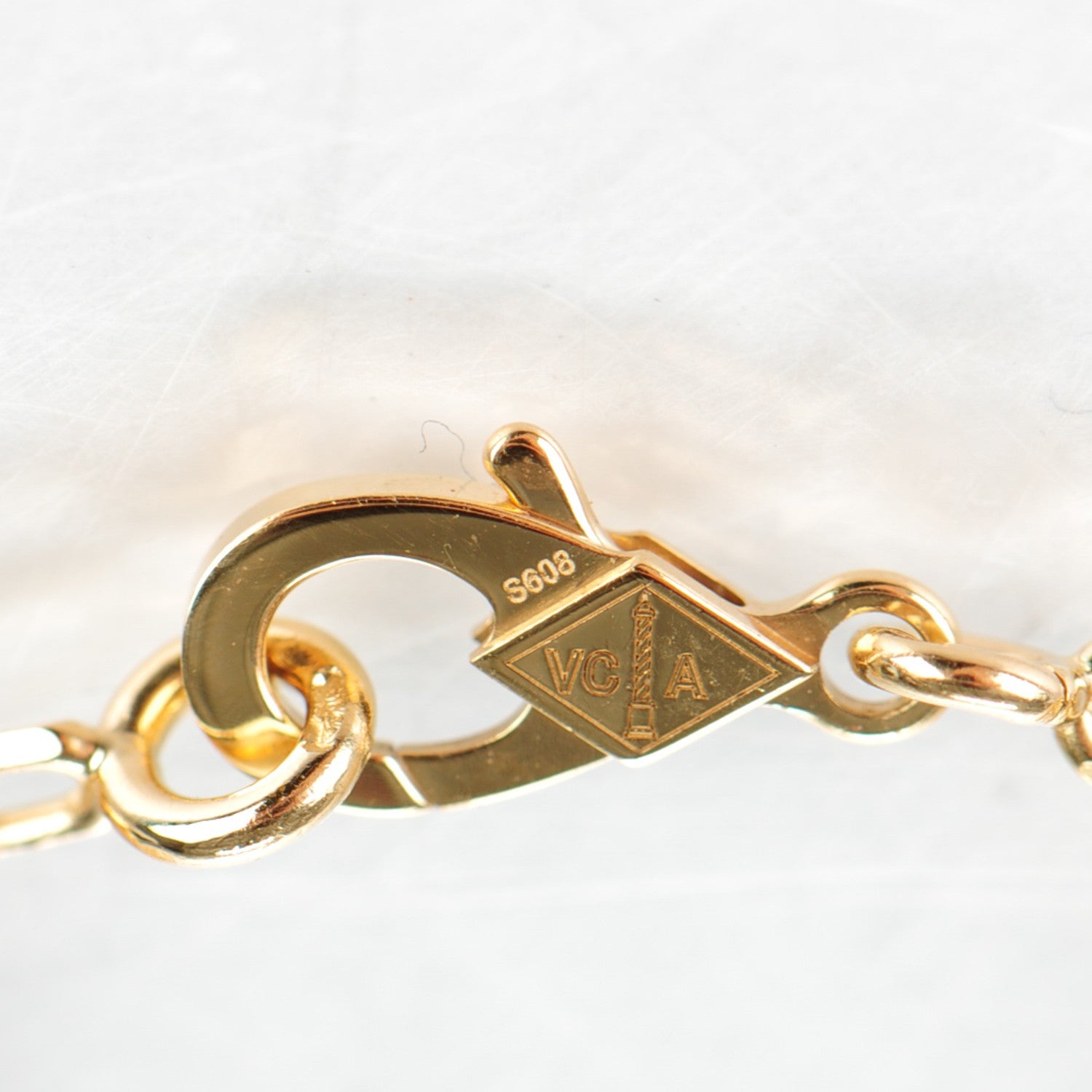 Van Cleef & Arpels 18K Yellow Gold 5 Motifs Vintage Alhambra Bracelet 3 of 4