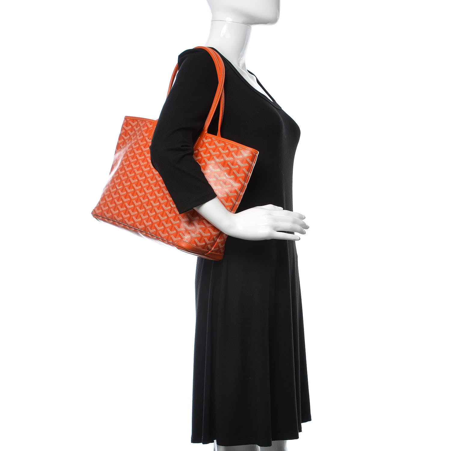 Goyard Goyardine Artois PM Orange 2 of 9