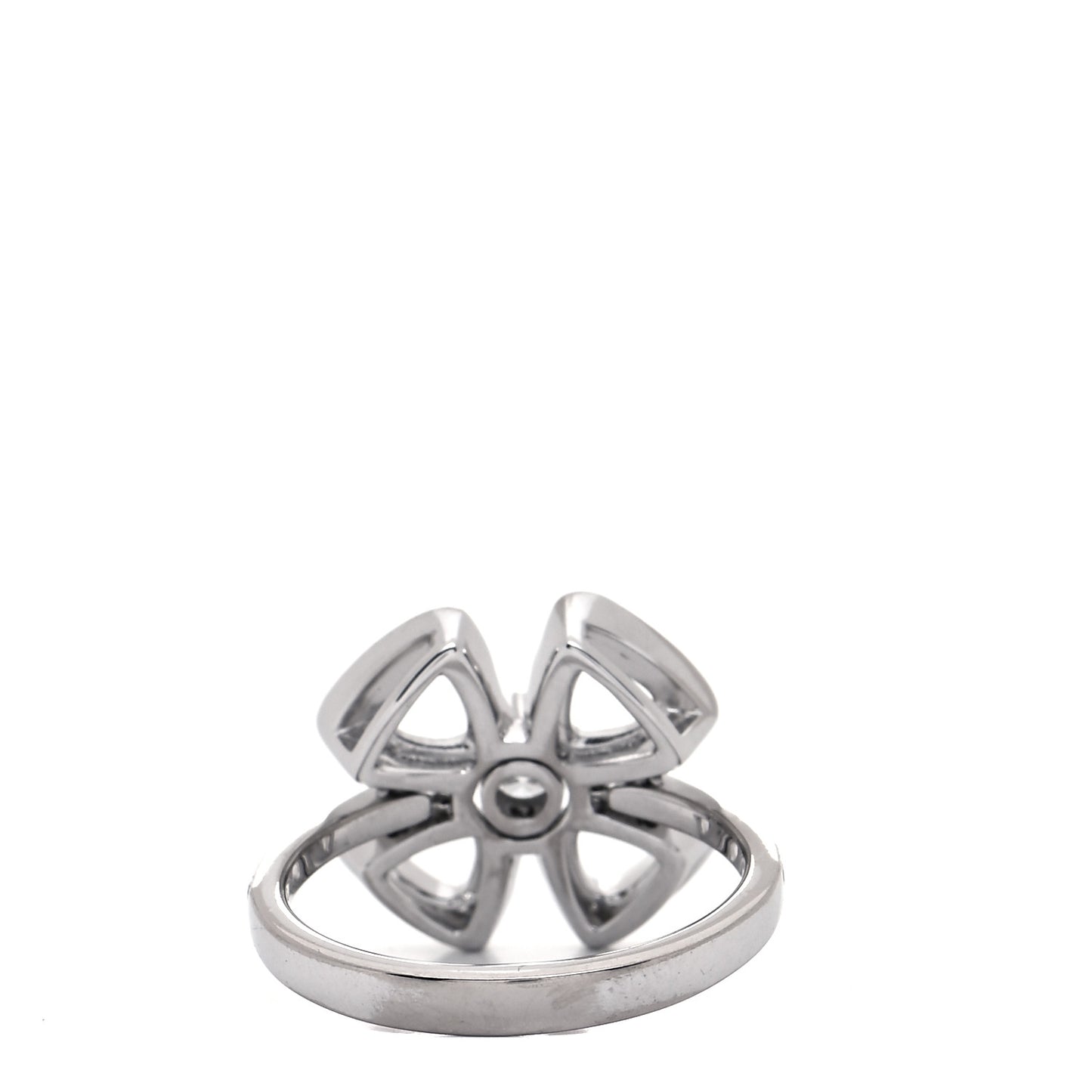 18K White Gold Diamond Fiorever Ring 48 4.5