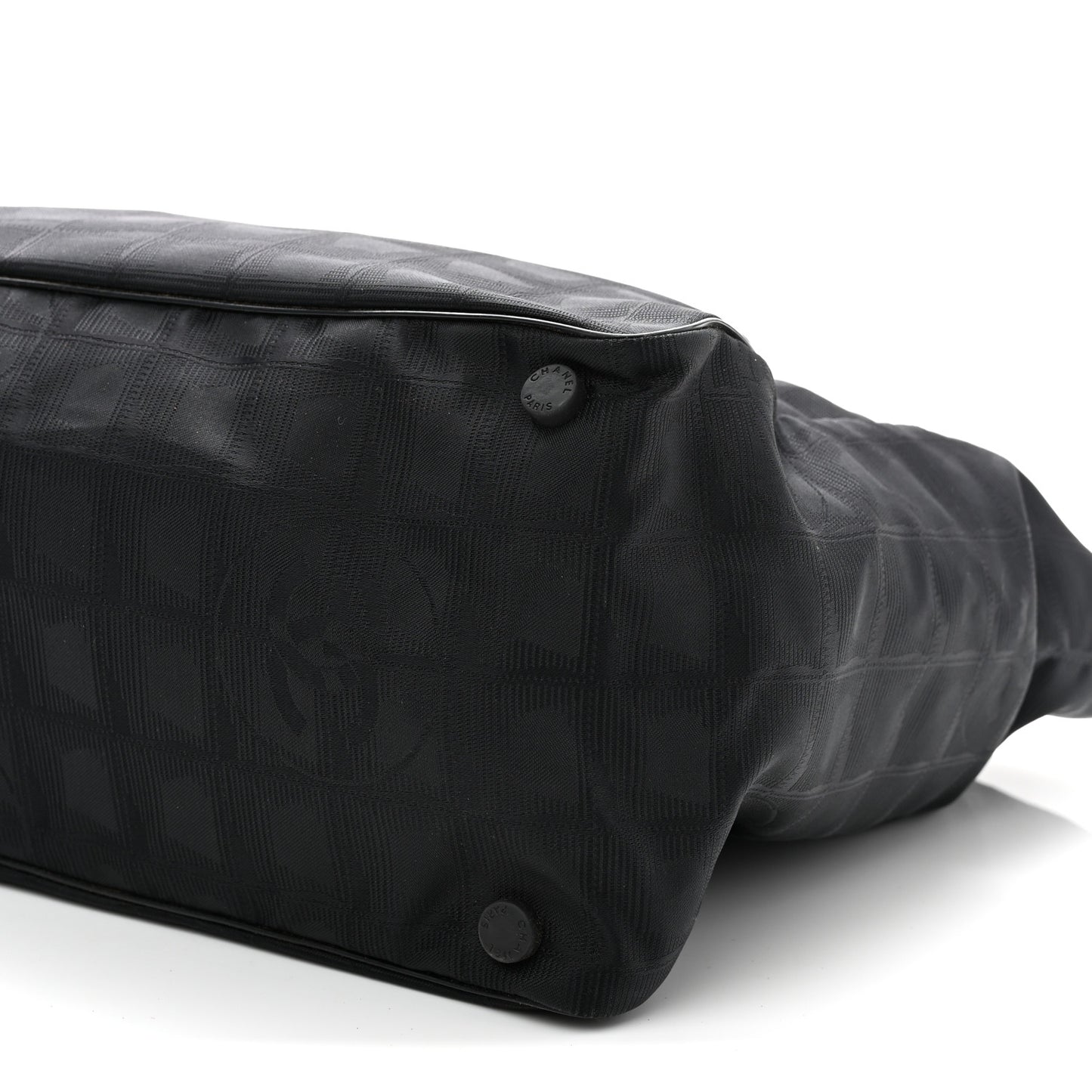 Nylon Medium Travel Tote Black