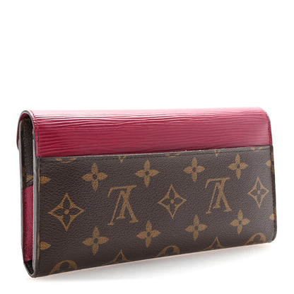 Louis Vuitton Monogram Epi Marie-Lou Long Wallet Fuchsia 3 of 6