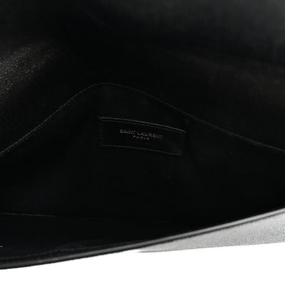 Saint Laurent Grain De Poudre Uptown Pouch Black 5 of 7