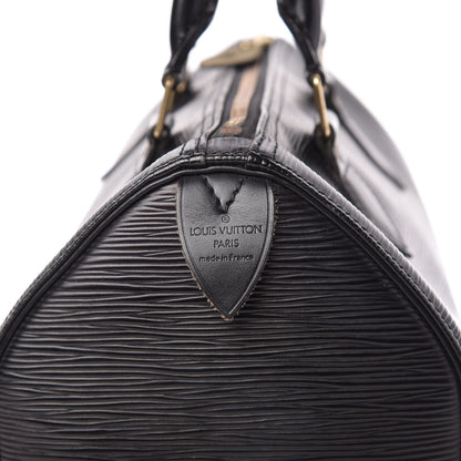 Louis Vuitton Epi Speedy 25 Black 8 of 11