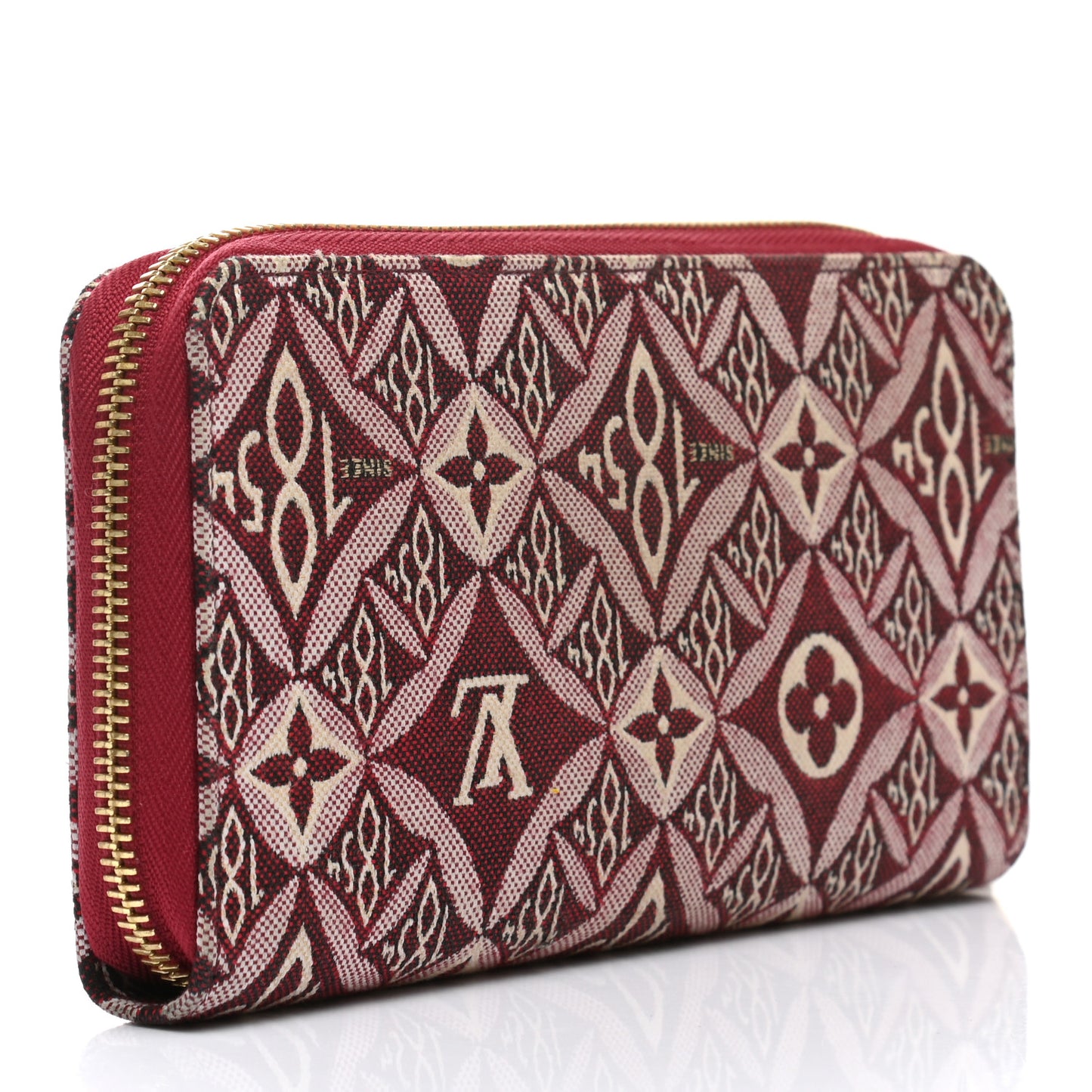 Jacquard Since 1854 Zippy Wallet Bordeaux