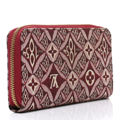 Louis Vuitton Jacquard Since 1854 Zippy Wallet Bordeaux 3 of 7