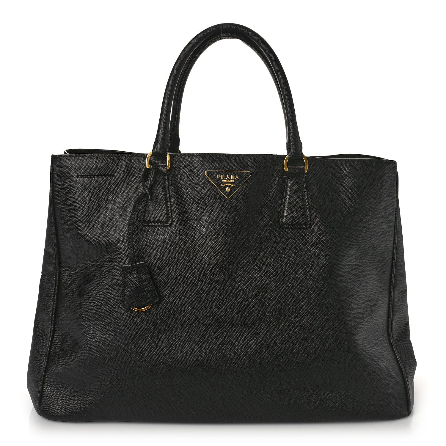 Prada Saffiano Lux Extra Large Galleria Double Zip Tote Black 1 of 10