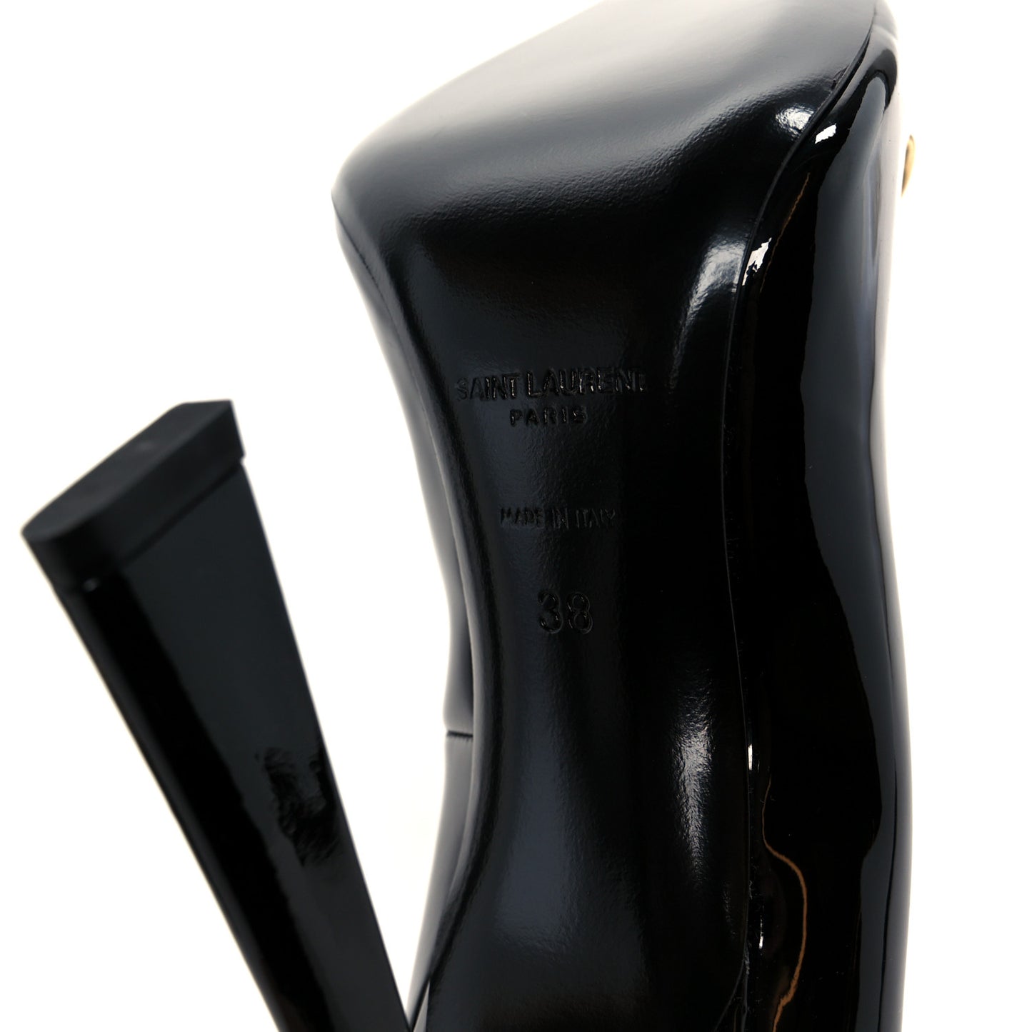 Vernice Grupy Silvana 110mm Pumps 38 Oro Antico Black